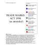 
            Image depicting item named Unofficial consolidated Trade Marks Act 1996 (as amended)