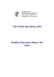 
            Image depicting item named Public Spending Code: Quality Assurance Report for 2016