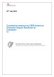 
            Image depicting item named Consultation submission: Centre for Effective Dispute Resolution Ireland (CEDR)