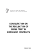 
            Image depicting item named Consultation Paper on the Regulation of Small Print in Consumer Contracts