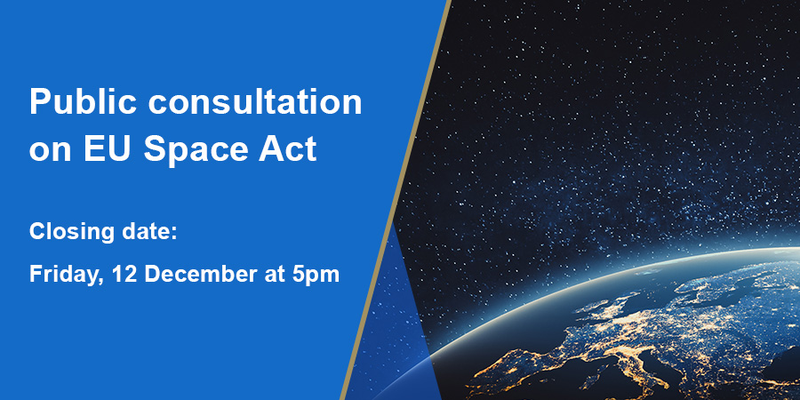 Description for Closing soon: Public consultation on EU Space Act