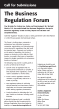 
            Image depicting item named Business Regulation Forum - Advertisement - Call for Submissions