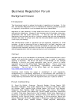 
            Image depicting item named Business Regulation Forum - Background Issues