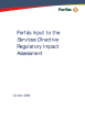 
            Image depicting item named Forfás Input to the Services Directive Regulatory Impact Assessment