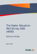 
            Image depicting item named The Higher Education Research and Development Survey 2006 - Detailed Findings