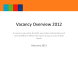 
            Image depicting item named Vacancy Overview 2012 - Presentation