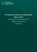 Mid-Term Review of the National Policy Statement on Entrepreneurship Mid-Term Review of the National Policy Statement on Entrepreneurship