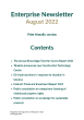 
            Image depicting item named  Enterprise Newsletter August 2022